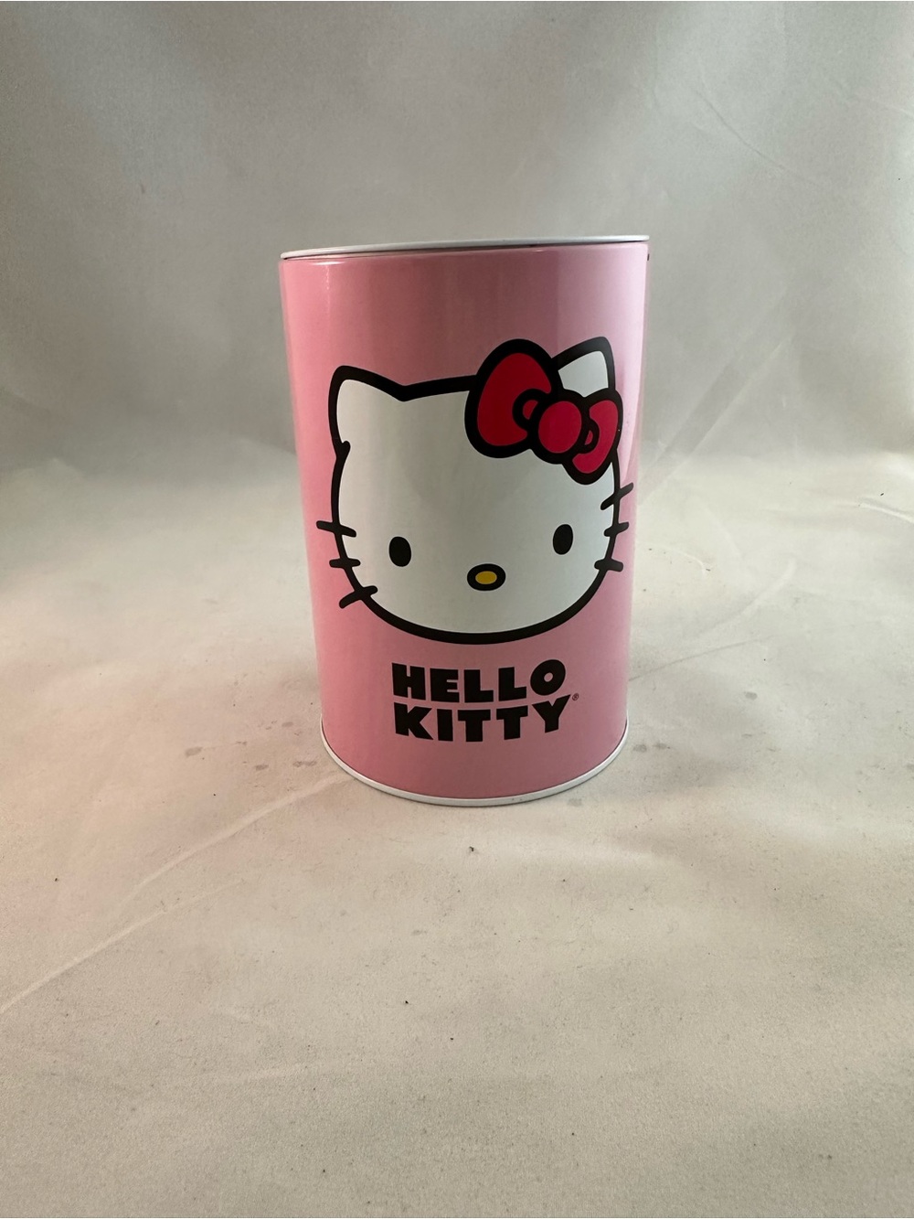 Hello Kitty Pink and White Decorative Bank Canister